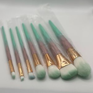 Unicorn Make up Brushes - 7pc